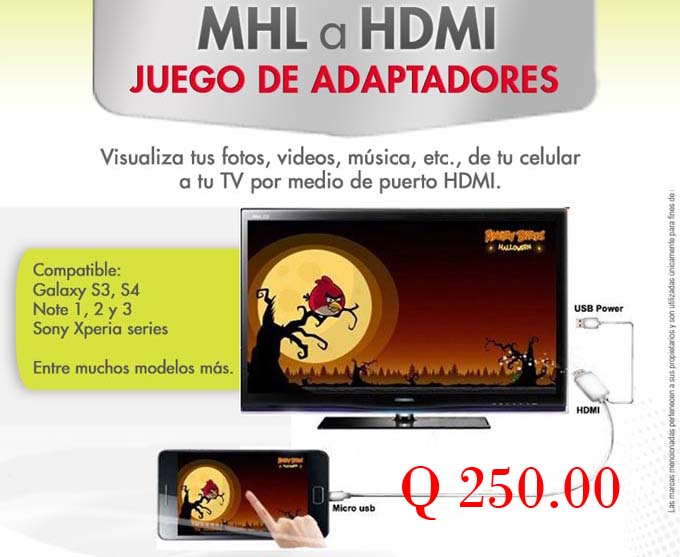 MHL a HDMI - Sistemas Alternativos