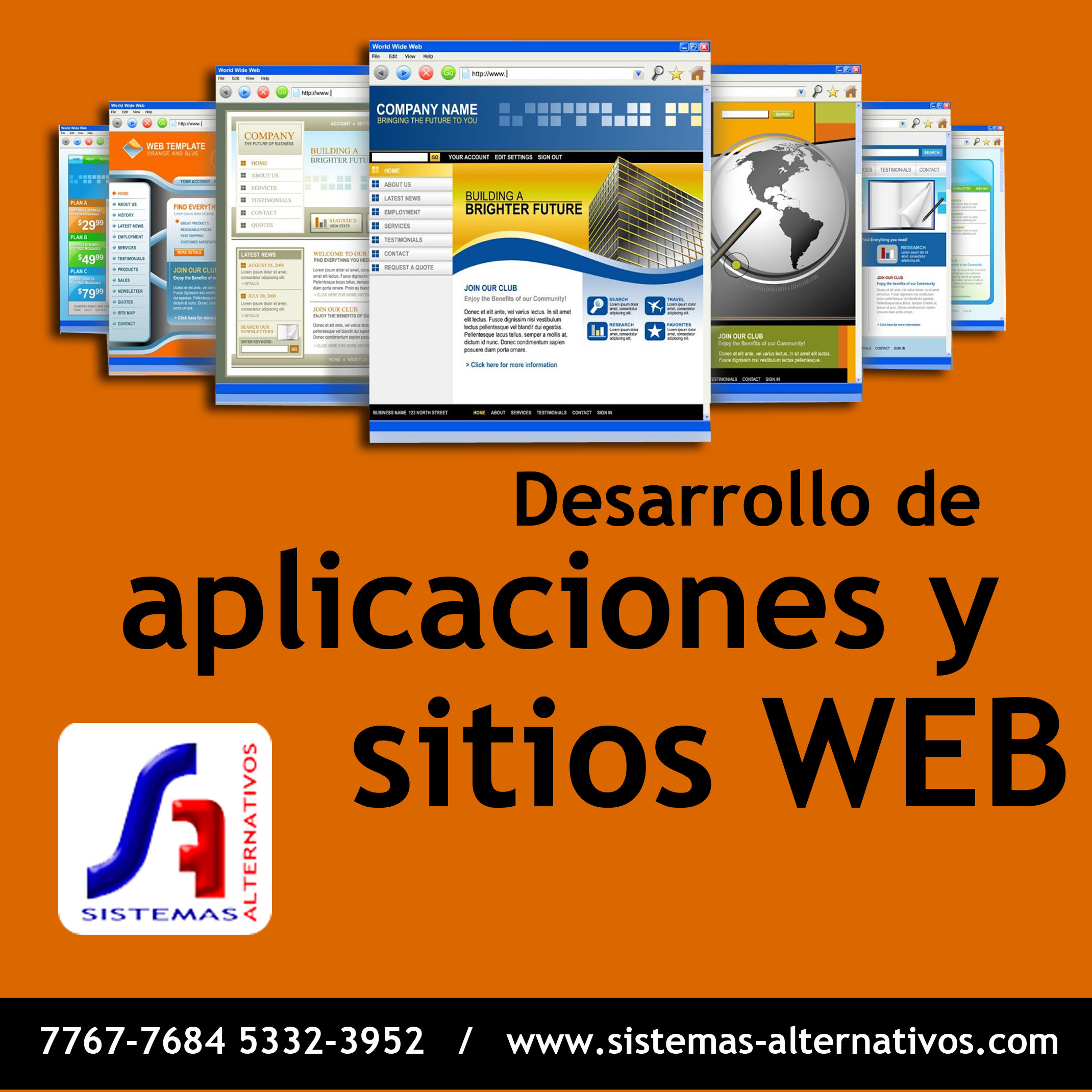 Desarrollo de aplicaciones y sitios Web – Sistemas Alternativos